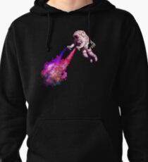Shooting Stars - the astronaut artist Pullover Hoodie
