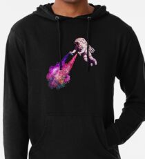 Shooting Stars - the astronaut artist Lightweight Hoodie