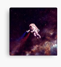 Shooting Stars - the astronaut artist Canvas Print
