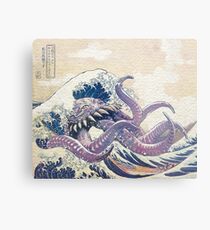 The Great Ultros Off Kanagawa Metal Print