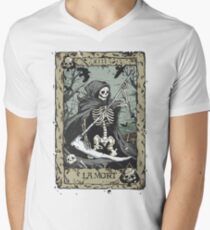Death Card Men's V-Neck T-Shirt