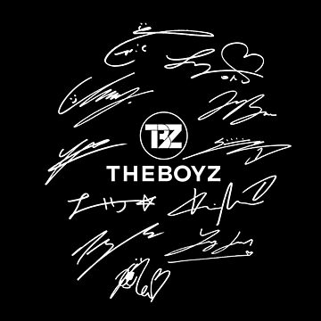 The Boyz KPop New HD Logo (Red Version)