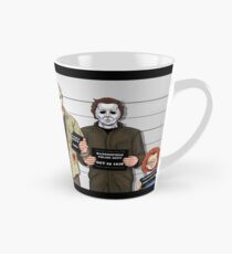 Horror Collage Funny Killer Mugshot Tall Mug