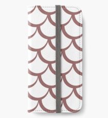 Fish Scales Dusky Pink iPhone Wallet/Case/Skin