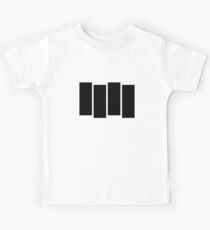 Black F Kids T-Shirt