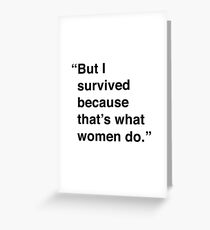 Kimmy | I Survived Greeting Card