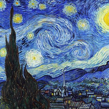 Artwork thumbnail, Vincent van Gogh - Starry Night by irinatsy