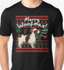 English Springer Spaniel Merry Woofmas, Ugly Christmas Sweater Unisex T-Shirt