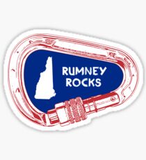 Rumney Rocks Climbing Carabiner Sticker