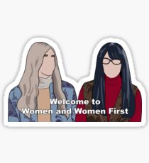 Women and Women First Sticker