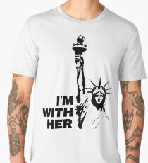 Statue of Liberty - I'm With Her Men's Premium T-Shirt