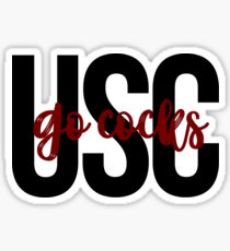 USC, Go COCKS Sticker