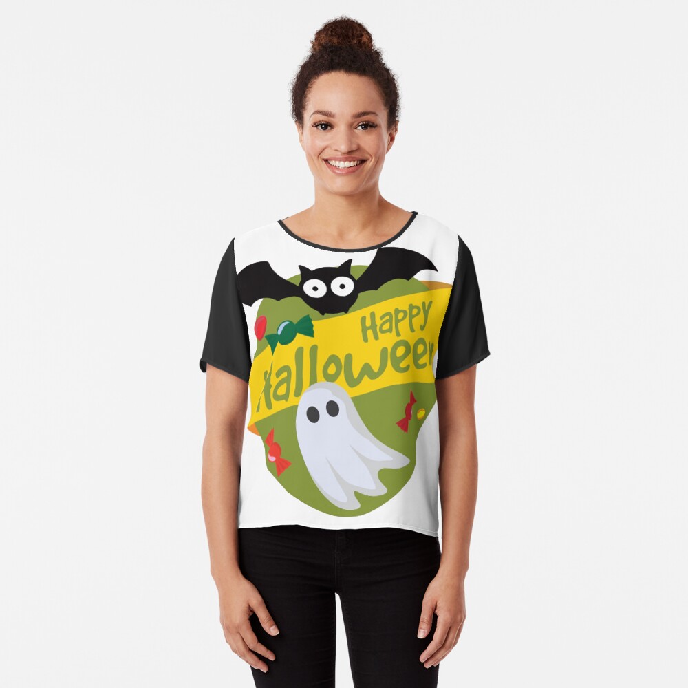 Happy Halloween! Chiffon Top
