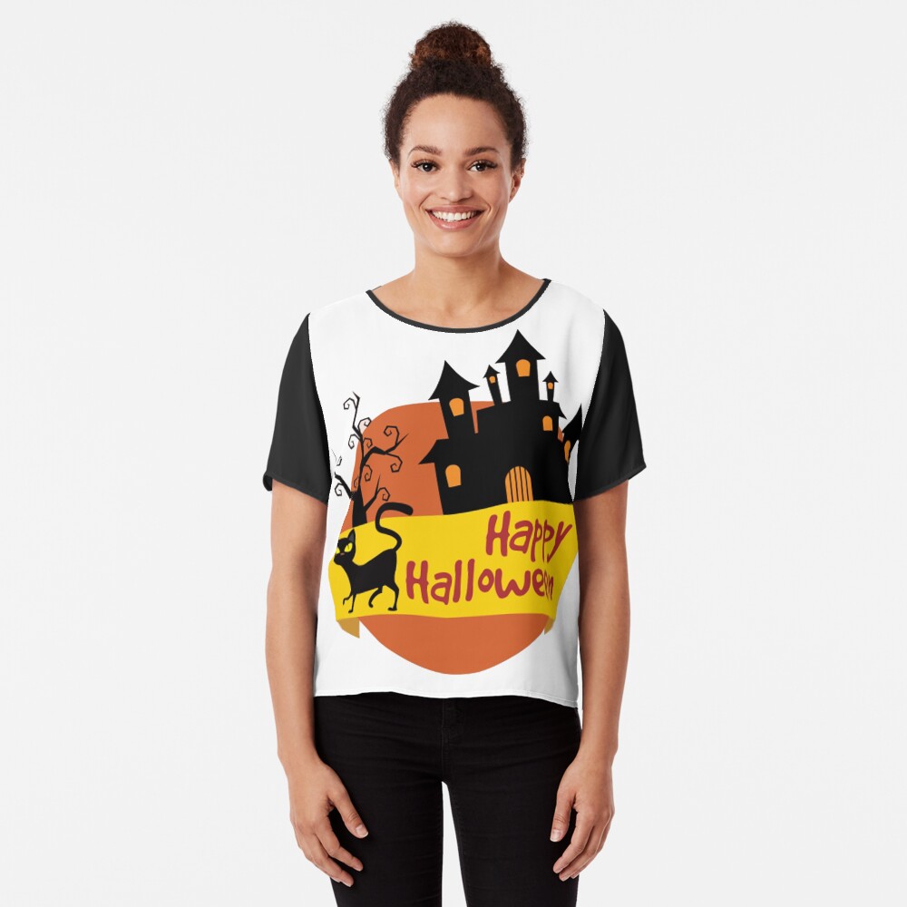 Happy Halloween! Chiffon Top