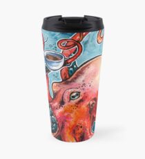 Octorista, everyone's favorite cephalopod barista Travel Mug