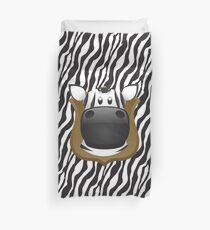 Zoo animals wildlife - Zebra Duvet Cover