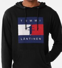 Tommi Läntinen Huppari , T-Paita , (Musta,Valkoinen, Värit) (Replica) Lightweight Hoodie