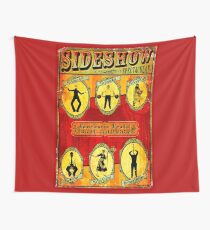 SIDESHOW SPEKTAKULÄR; Weinlese-Zirkus-Werbungs-Druck Wandbehang