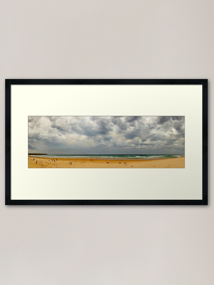 Alternate view of Stormy Cape Woolamai Beach, Phillip Island, Victoria, Australia Framed Art Print