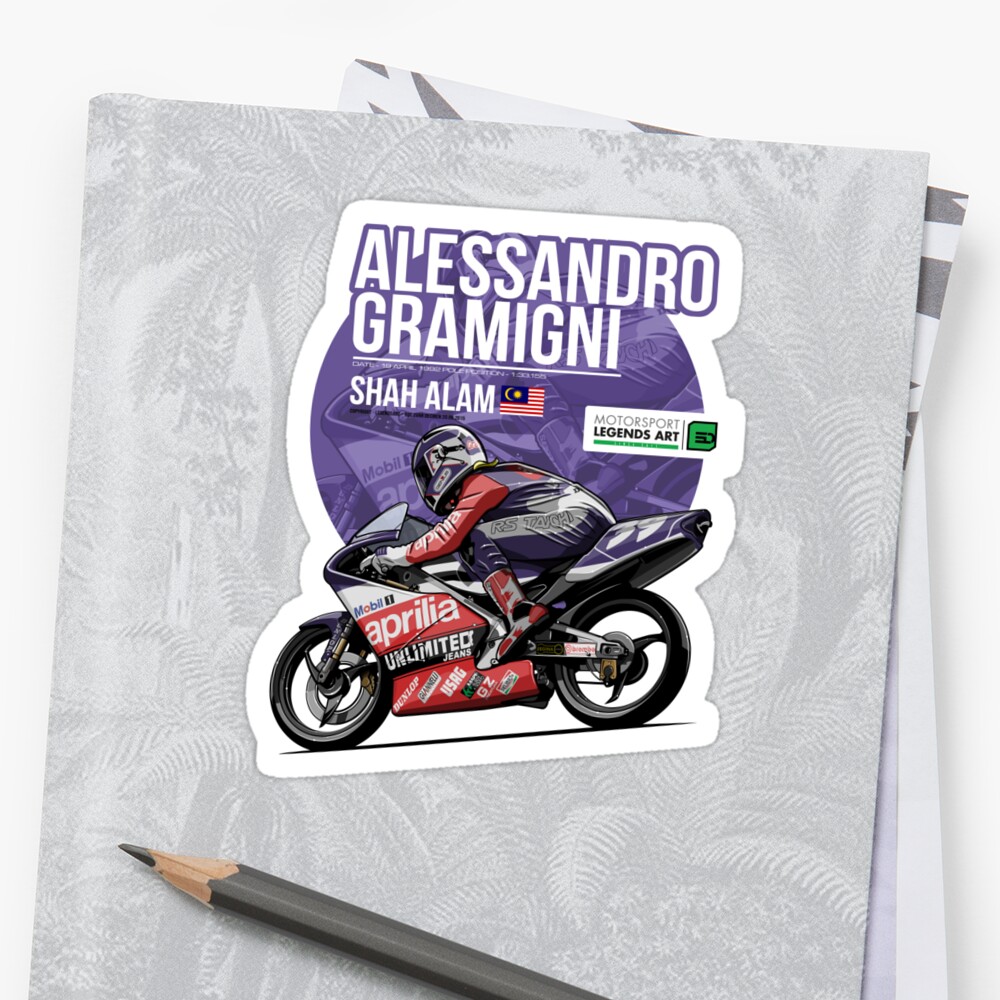  Alessandro Gramigni 1992 Shah  Alam  Sticker  by DeCiren 