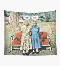 Two Cool Kitties: What's for Lunch? Wall Tapestry