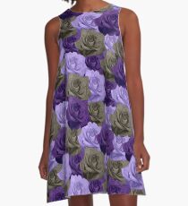 Roses A-Line Dress