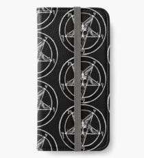 Baphomet Pentagramm iPhone Flip-Case/Hülle/Klebefolie