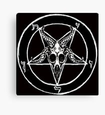 Baphomet Pentagramm Leinwanddruck