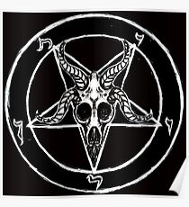 Baphomet Pentagramm Poster