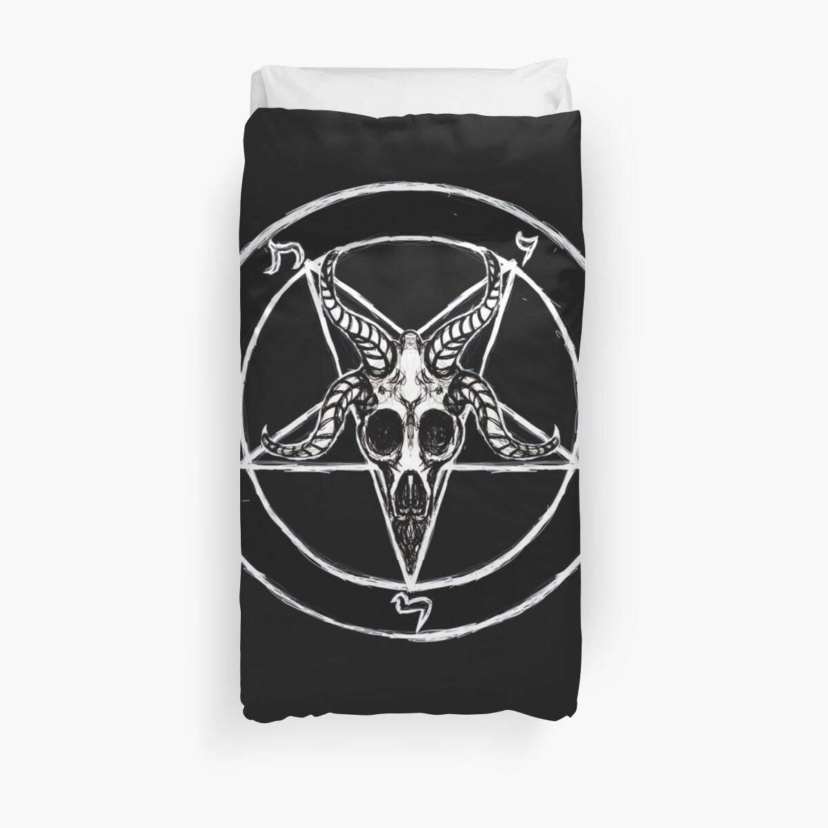 "Baphomet Pentagram" Duvet Covers by ShayneoftheDead | Redbubble