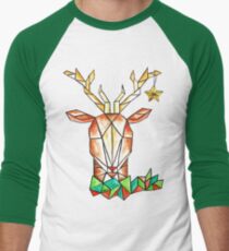Minimalist Reindeer - Cerf Minimaliste Men's Baseball ¾ T-Shirt