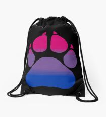 Pawprint - Bi Drawstring Bag