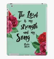Psalm 118: 14 iPad-Hülle & Klebefolie