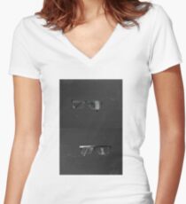 Particles Women's Fitted V-Neck T-Shirt