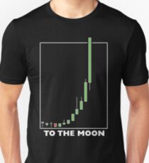 To The Moon (Black Version) Unisex T-Shirt