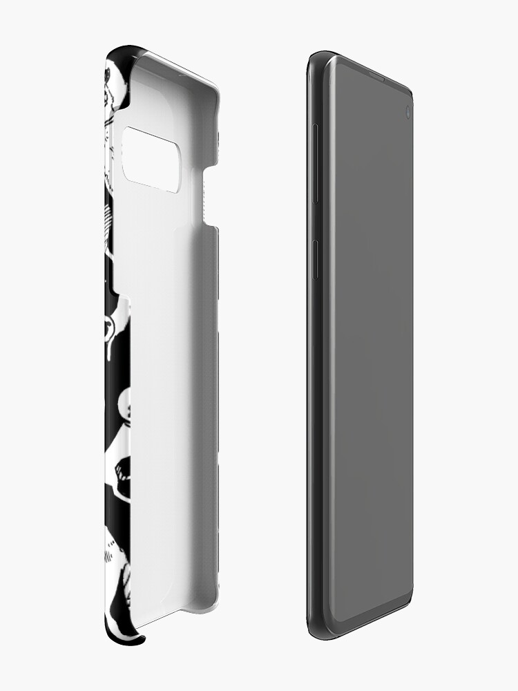 Alternate view of Space dogs (black background) Case & Skin for Samsung Galaxy