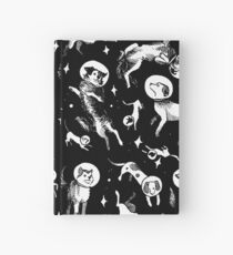 Raum Hunde (schwarzer Hintergrund) Notizbuch