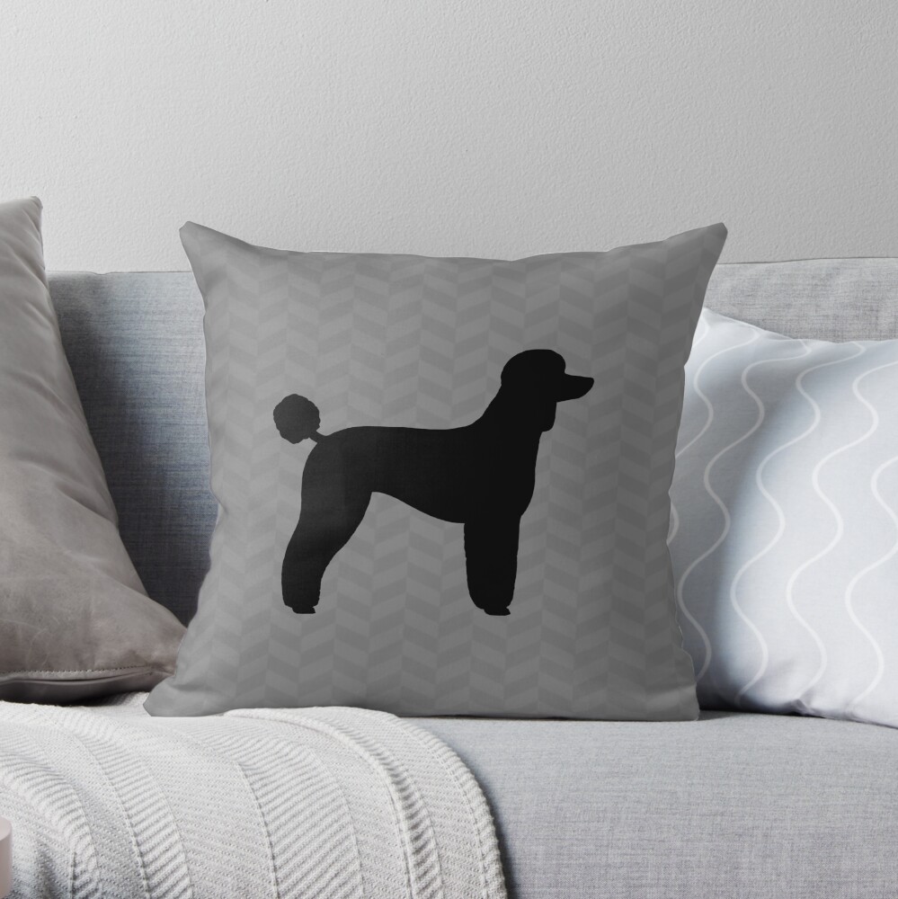 poodle throw pillows