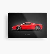 The 458 Italia Metal Print