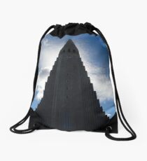 Iceland, Hallgrimskirkja Drawstring Bag