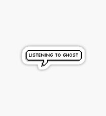 Ghost BC Speech bubble sticker Sticker