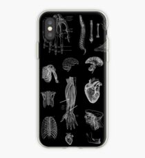 Vinilo o funda para iPhone Impresión de la anatomía del vintage