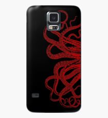 Red Vintage Octopus Tentacles Illustration Case/Skin for Samsung Galaxy