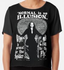Blusa Morticia Addams: "Normal es una ilusión ..."