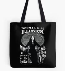 Morticia Addams-"Normal Is An Illusion..." Tote Bag