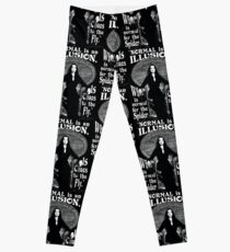 Morticia Addams-"Normal Is An Illusion..." Leggings