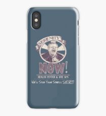 Serenity NOW Health Center & Day Spa (diSTRESSED) iPhone Case