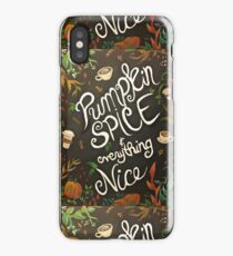 Pumpkin Spice iPhone Case