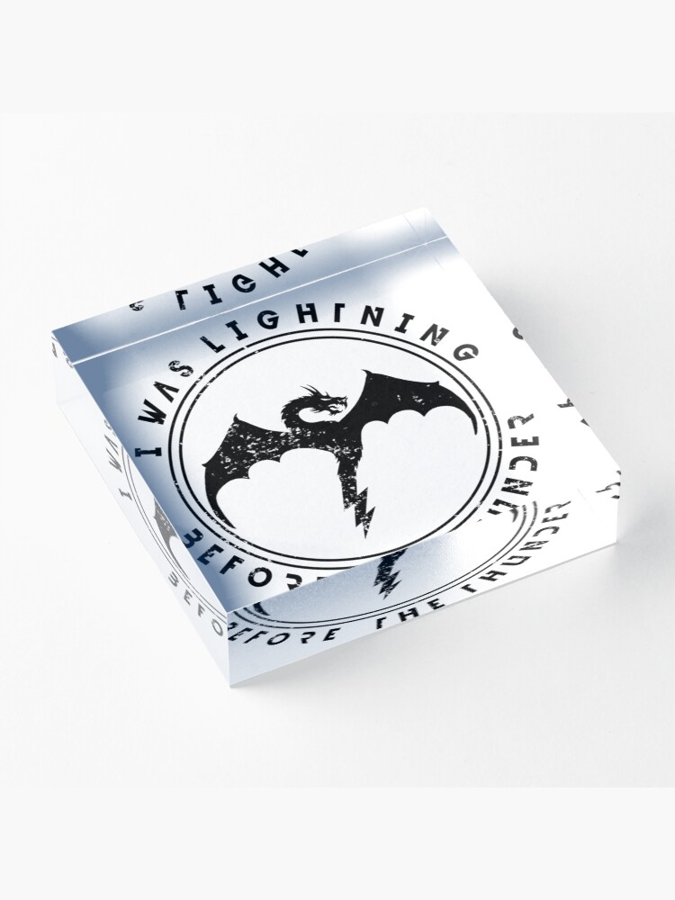 Alternate view of Imagine Dragons Thunder Acrylic Block