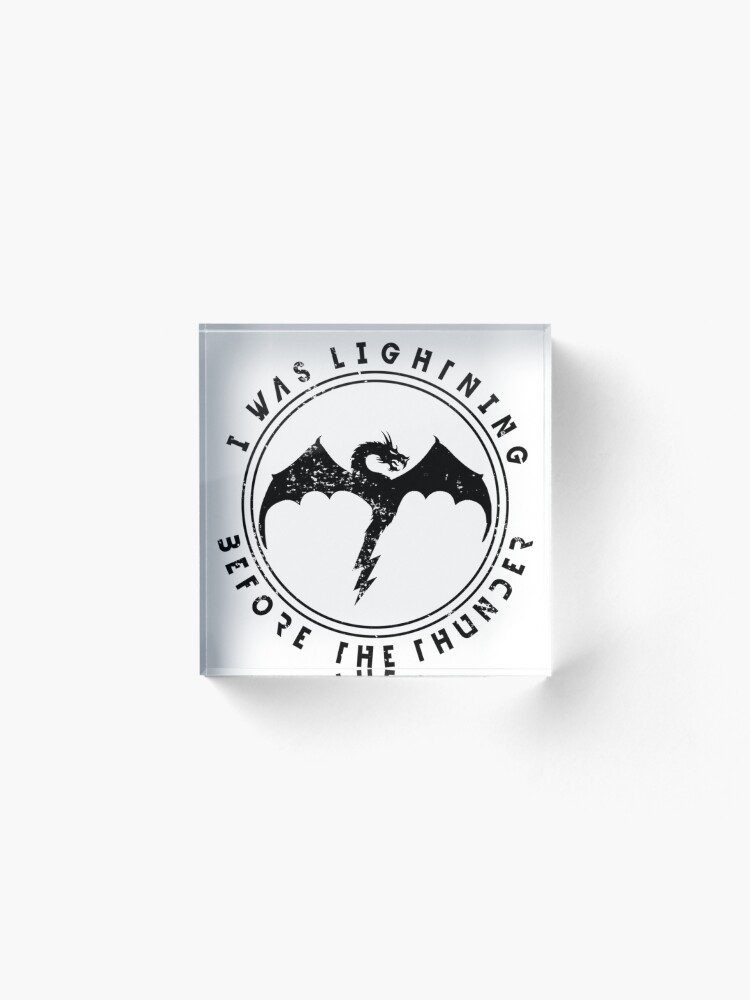Alternate view of Imagine Dragons Thunder Acrylic Block